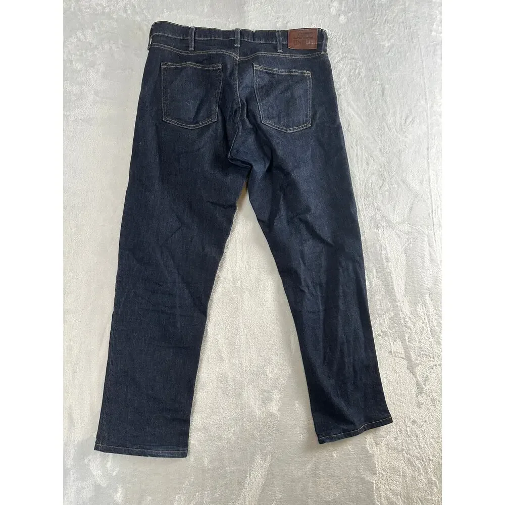 Lands’ End Men’s 5 Pocket Denim Jeans – Traditional Fit – Size 35